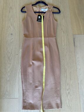 Aleiva Midi Sheath Dress in Blush
